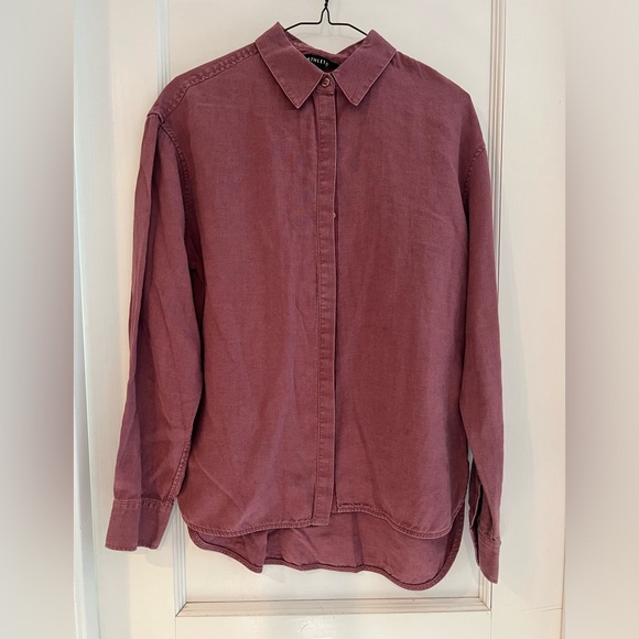 Athleta Playa Linen Shirt Women’s Small - Picture 3 of 6